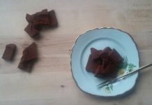 「アボカド生チョコ」 ナダで楽しむ食の世界。生クリームの代わりに熟れたアボカドを使った生チョコ。