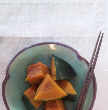 「かぼちゃのこっくり煮」