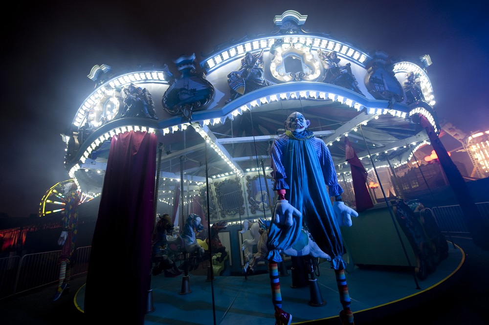 Fright Nightのメリーゴーラウンド　 Photo courtesy of Playland