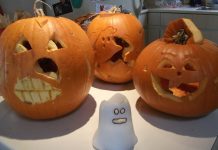 ハロウィンを安全に楽しもう ジャックオーランタン。トリック・オア・トリートに来てほしくない場合は火をつけない Photo © the Vancouver Shinpo