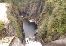 ノースバンクーバーのダム放流で、一人死亡 キャピラノ川にあるクリーブランドダム Photo by Keiko Nishikawa