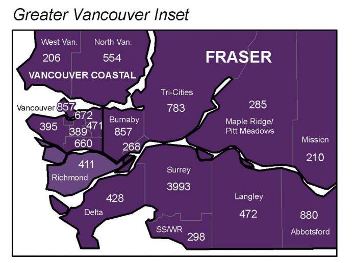 Covid-19 Greater Vancouver Inset unil 10 31 2020 by BCCDC