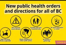 BC州規制を1月8日まで延長 BC restriction Extended; by the Government of BC