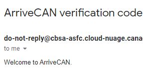 登録したメールアドレスにVerification Codeが届く。Photo © the Vancouver Shinpo