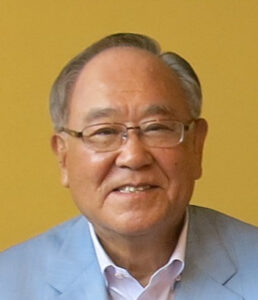 御手洗冨士夫氏 Canon President Fujio Mitarai visits the Okinawa Institute of Science and Technolo