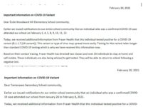 サレーの学校で英国変異株感染を確認 サレー学校区の教育長、Jordan Tinney氏のツィッターより