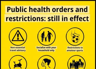 BC州新型コロナ新規感染者数最多を更新、ブラジル変異株拡大の懸念も 公衆衛生命令の延長を示すツィート。©The Government of British Columbia