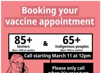 85歳以上のワクチン接種予約が今日から開始 BC 85+ can book vaccine appointment