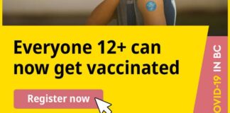 BC州ワクチン接種、12歳以上も可能に BC vaccine 12 years old and older