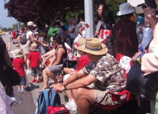 自粛相次ぐ2021年カナダデー カナダデーのパレード。©The Vancouver Shinpo