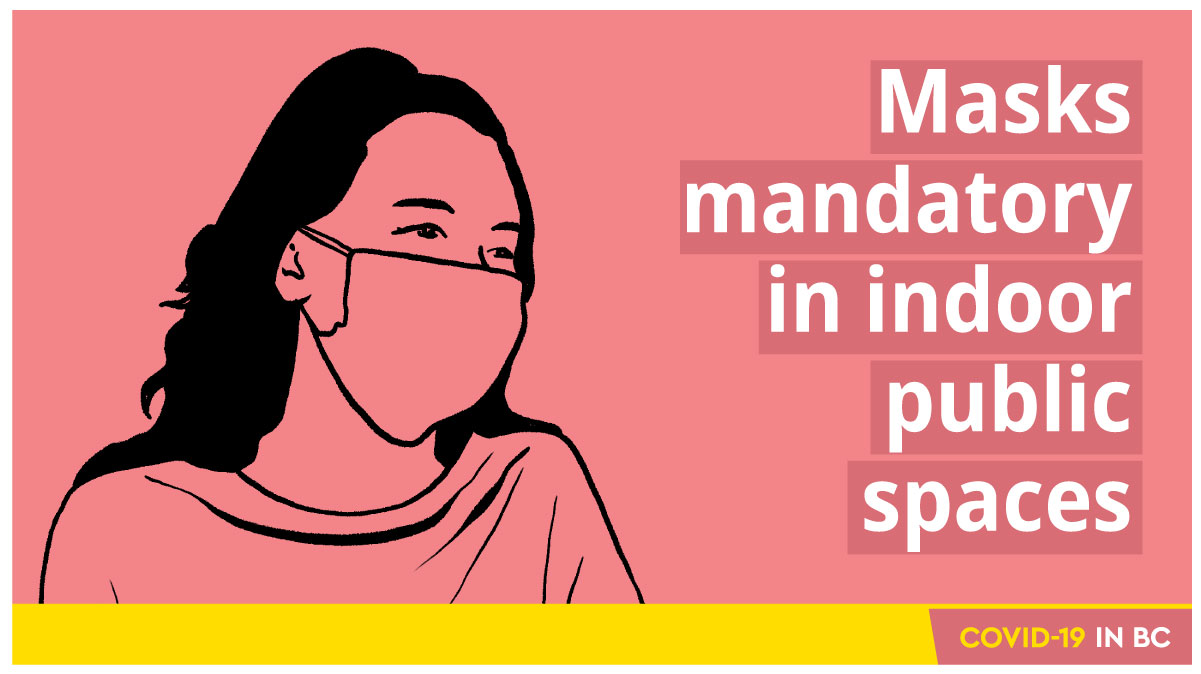 BC州で屋内施設でのマスク着用再び義務化へ BC mask requirement
