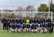 国別対抗サッカー大会 日系選手らが奮闘 集まった日系の選手たち。写真提供 馬目広三さん