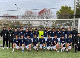 国別対抗サッカー大会 日系選手らが奮闘 集まった日系の選手たち。写真提供 馬目広三さん