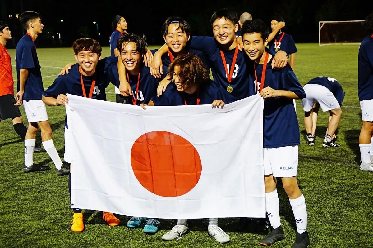 国別対抗サッカー、ユースネーションズカップ10/8~10に開催 日系の若者が日の丸を背負って戦う勇姿を見ることができる。写真提供 馬目広三さん