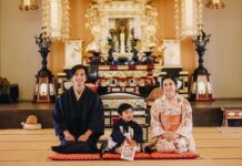 日本の伝統行事、七五三を晩秋のバンクーバーで