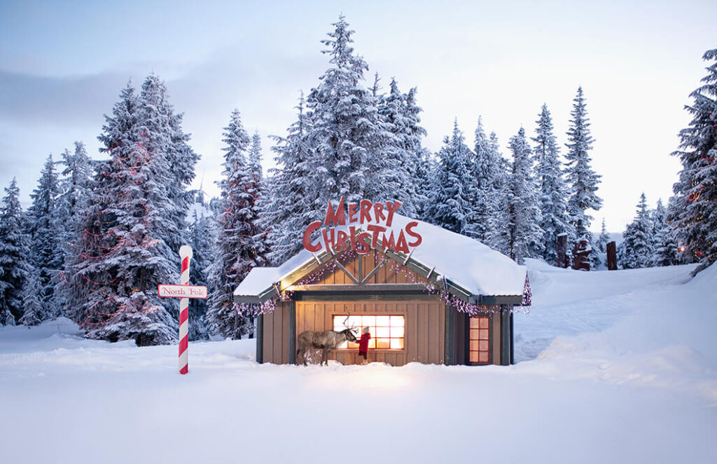 グラウスマウンテンのピーク・オブ・クリスマスはアクティビティも盛りだくさん。Photo courtesy of Grouse Mountain 