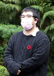 Mr. Mike Yamauchi, a 29-year-old fourth-generation Japanese-Canadian, Photo by ©︎Toru Furukawa/ The Vancouver Shinpo