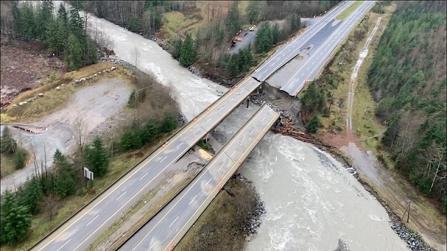 2021年の豪雨でBC州は大きな被害を受けた。Photo courtey of BC Ministry of Transportation and Infrastructure