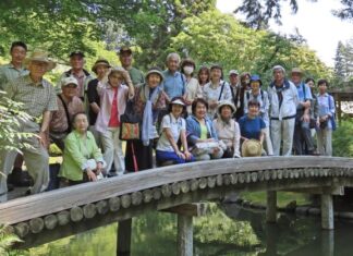 多彩な行事や会員間の情報交換で生活を楽しむ、バンクーバー桜楓会 2021年7月12日歩こう会「新渡戸紀念庭園」。Photo courtesy of ビクター山崎さん