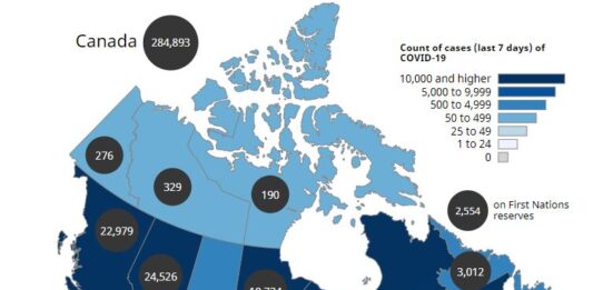 爆発的感染拡大~カナダ最新コロナ感染状況