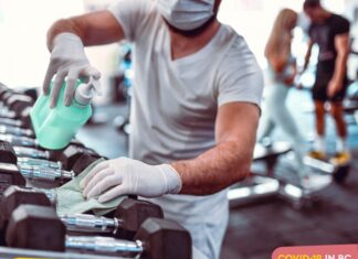 BC州政府が対コロナ規制を延長、ジムは20日に再開 BC州ではジムやフィットネスセンターを再開する。Photo courtesy of Province of British Columbia