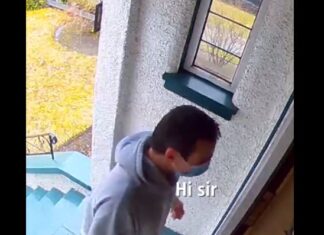 サレーでも高齢者をターゲットにした詐欺が増加 バンクーバー警察が公表した、加害者とみられる男性。Photo courtesy of Vancouver Police Department