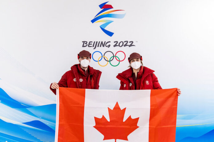 北京五輪カナダ代表の旗手に決まったハメリン選手（左）とポーリン選手。Photo courtesy of ©The Canadian Olympic Committee (COC)