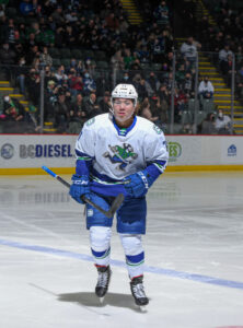 Hirano of Abbotsford Canucks; Photo provided by Abbotsford Canucks