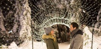 大切な人と最高にロマンチックな冬 – 後編 グラウスマウンテンのライトウォーク。Photo courtesy of Grouse Mountain Resorts