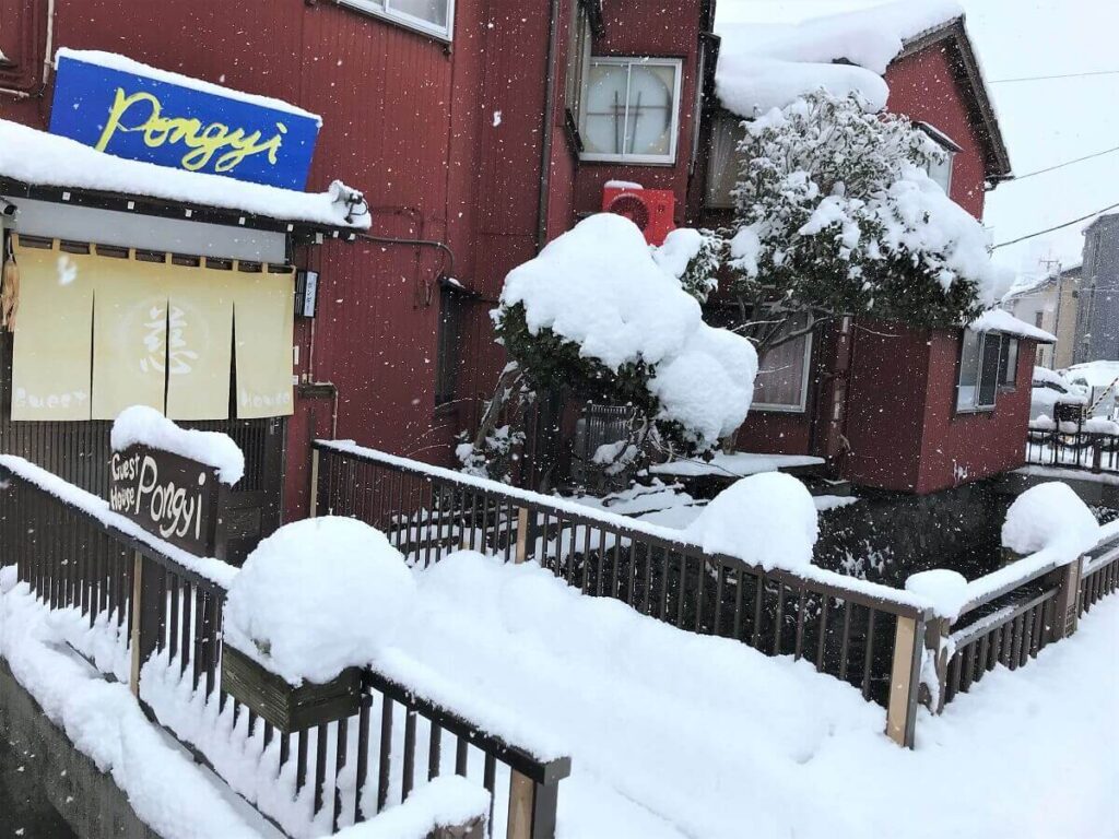2月になり、先日も金沢は雪が降りました。。Photo courtesy of Pongyi