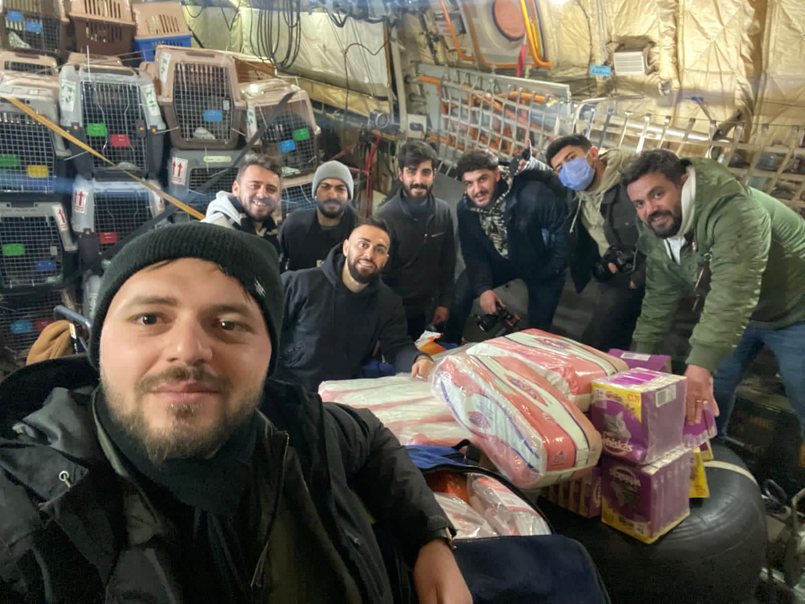 アフガニスタンを飛び立った飛行機はまずトルコのアンカラへ。Photo courtesy of Kabul Small Animal Rescue