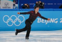 30歳でカナダ選手権初優勝、遅咲きのカナダ代表キーガン・メッシング選手インタビュー(前編) キーガン・メッシング選手、北京五輪、男子フリー。2022年2月10日、中国・北京。Photo by Greg Kolz/Skate Canada