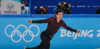 30歳でカナダ選手権初優勝、遅咲きのカナダ代表キーガン・メッシング選手インタビュー(前編) キーガン・メッシング選手、北京五輪、男子フリー。2022年2月10日、中国・北京。Photo by Greg Kolz/Skate Canada