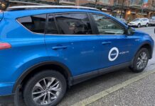 どう使えば便利?カーシェアリングサービス セダンからミニバン、トラックまたハイブリッド、電気自動車(EV)と車種は幅広い車種のMODOはツーウェイサービス。©The Vancouver Shinpo