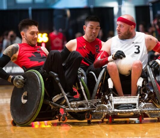 東京パラリンピックで活躍した選手がリッチモンドに!車いすラグビー国際大会カナダカップ6月開催 ウィルチェアーラグビー国際大会カナダカップ2018年大会。Photo provided by Wheelchair Rugby Canada