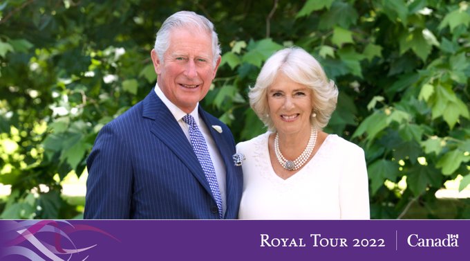 チャールズ皇太子とカミラ夫人。Photo from The Crown in Canada Website