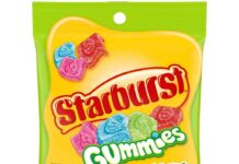 ライフセイバー、スキットルズ、スターバーストのグミがリコールに アメリカで販売されているスターバーストのパッケージ。Photo from Food and Drug Administration website