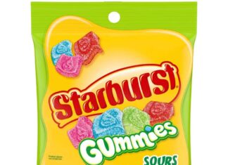 ライフセイバー、スキットルズ、スターバーストのグミがリコールに アメリカで販売されているスターバーストのパッケージ。Photo from Food and Drug Administration website
