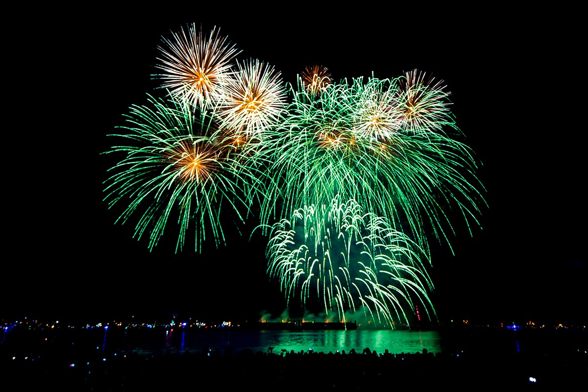 Team Japan of Honda Celebration of Light. July 23, 2022, English Bay, Vancouver, BC; Photo by ©Koichi Saito