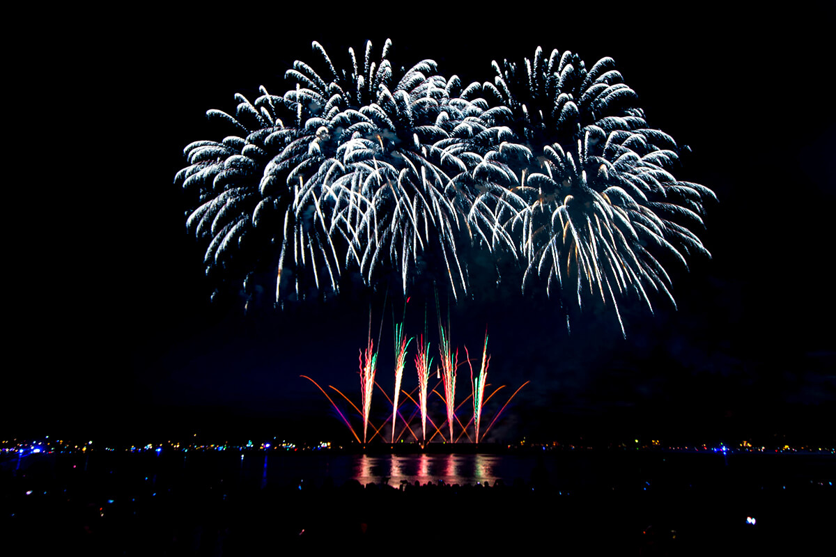 Team Japan of Honda Celebration of Light. July 23, 2022, English Bay, Vancouver, BC; Photo by ©Koichi Saito
