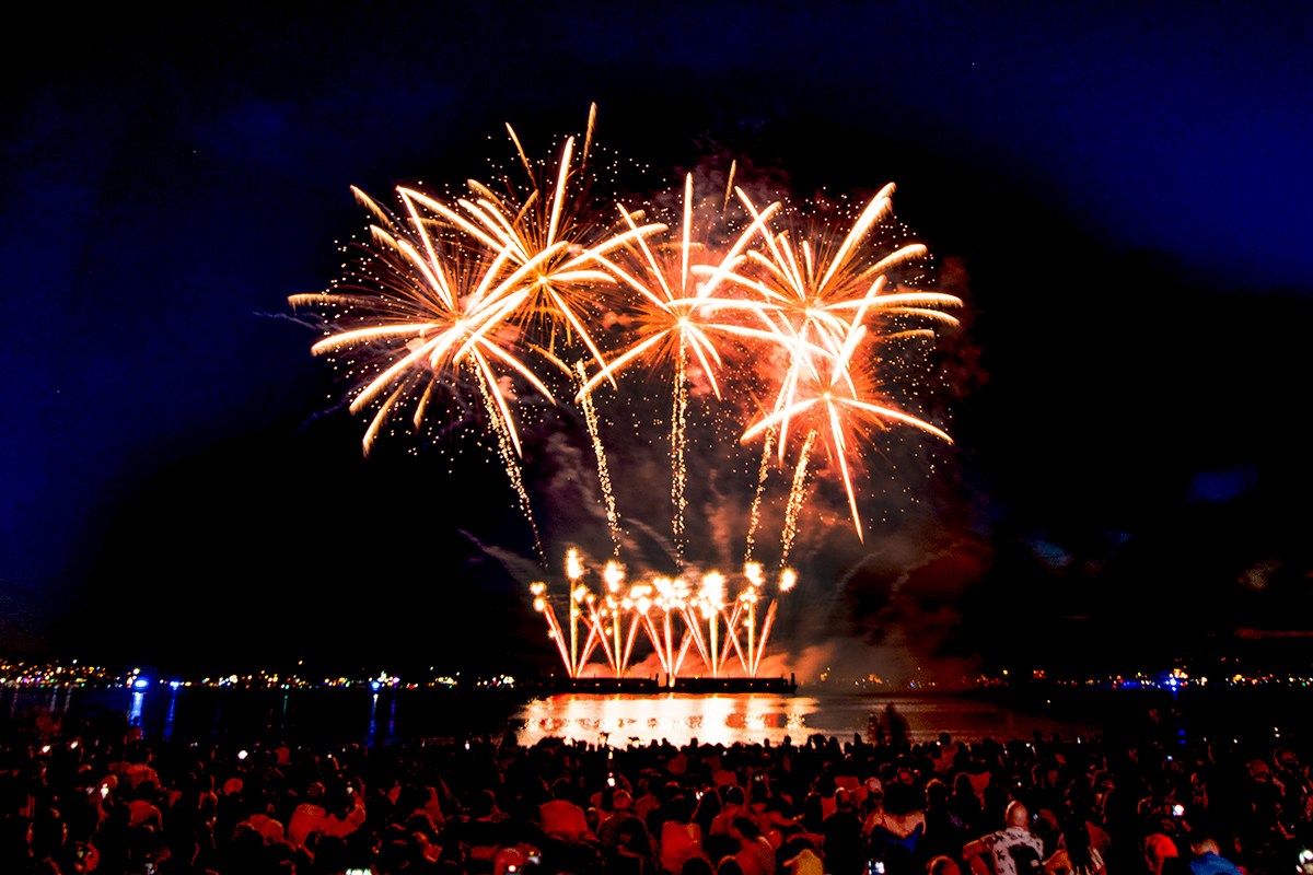 Team Japan of Honda Celebration of Light. July 23, 2022, English Bay, Vancouver, BC; Photo by ©Koichi Saito