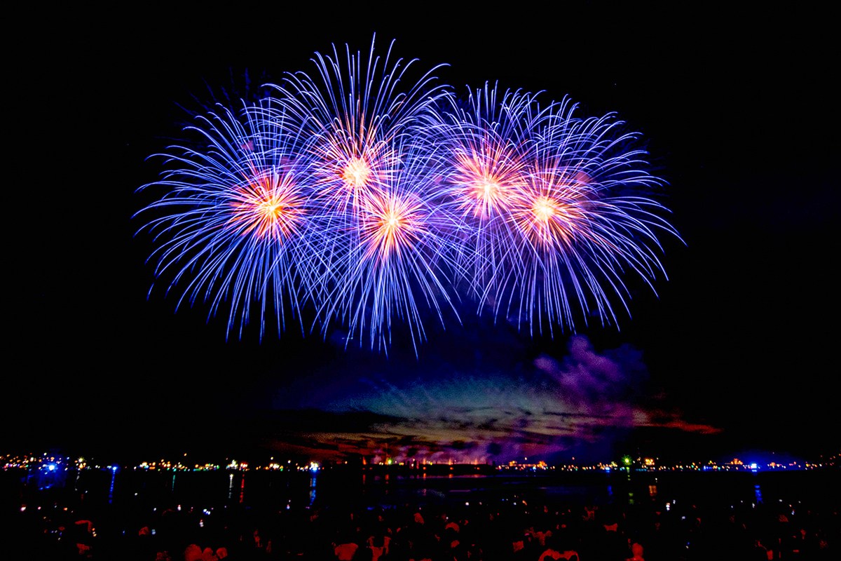 Team Japan of Honda Celebration of Light. July 23, 2022, English Bay, Vancouver, BC; Photo by ©Koichi Saito