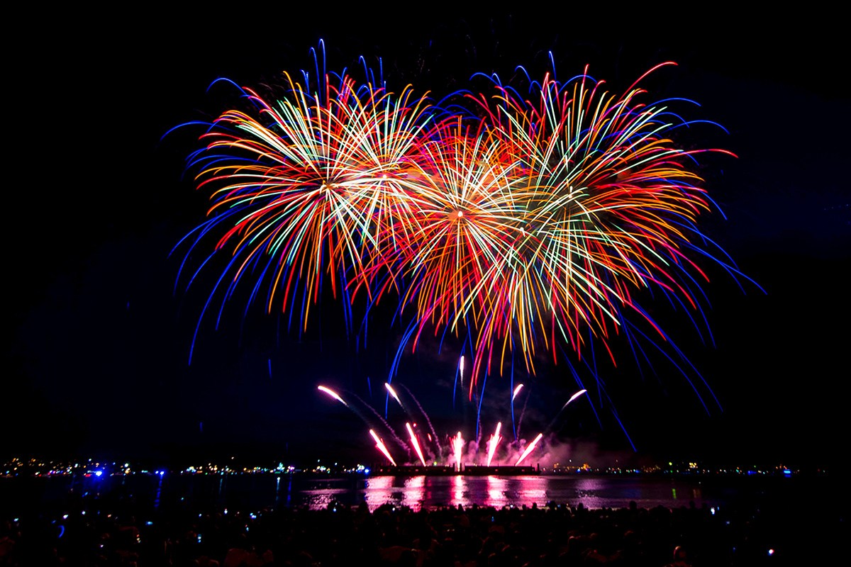 Team Japan of Honda Celebration of Light. July 23, 2022, English Bay, Vancouver, BC; Photo by ©Koichi Saito