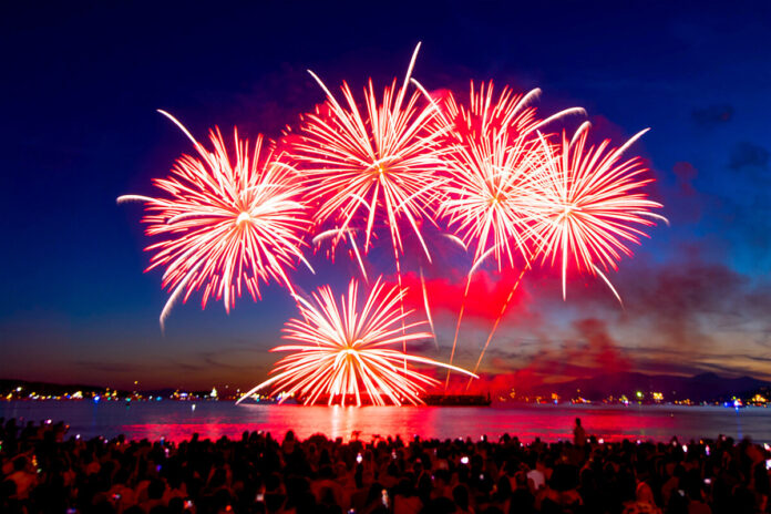 Team Japan of Honda Celebration of Light. July 23, 2022, English Bay, Vancouver, BC; Photo by ©Koichi Saito