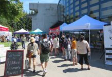 日系ファーマーズマーケット「産地直送」、9、10月のラインナップ Nikkei Farmers Market「産地直送」。2022年7月24日。日系文化センター・博物館。Photo by Japan Canada Today