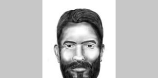 アボツフォードで子どもを家から拉致未遂、RCMPは容疑者の似顔絵を公開 アボツフォード警察が公開した容疑者の男の似顔絵。