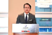 丸山総領事バンクーバー着任、日系コミュニティで歓迎 これから色々な機会にコミュニティの人々と会いたいという丸山浩平総領事。2022年10月12日、Coast Coal Harbour Vancouver Hotel by APA。Photo by Koichi Saito