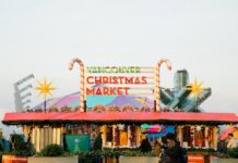 クリスマスシーズン到来! バンクーバー・クリスマスマーケット開幕!! バンクーバー・クリスマスマーケットの入り口。Photo credit Vancouver Christmas Market/Lindsay Elliot