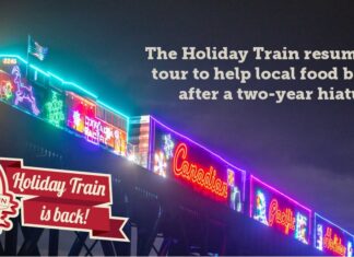 CPホリデートレインが3年ぶりにカナダを横断 Image from CP twitter