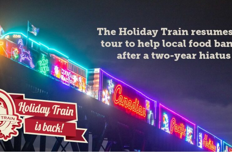 CPホリデートレインが3年ぶりにカナダを横断 Image from CP twitter